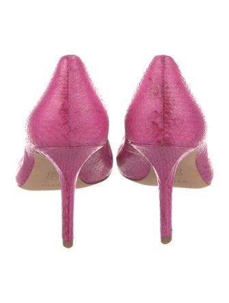AERIN Snakeskin Pumps