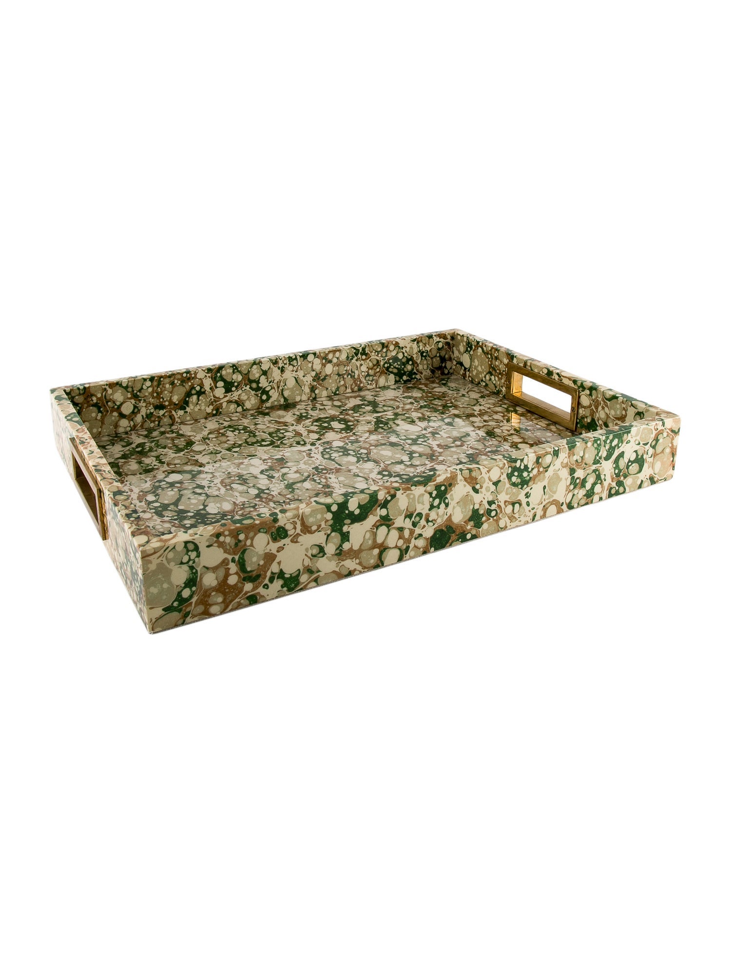 AERIN Moss Lacquer Tray
