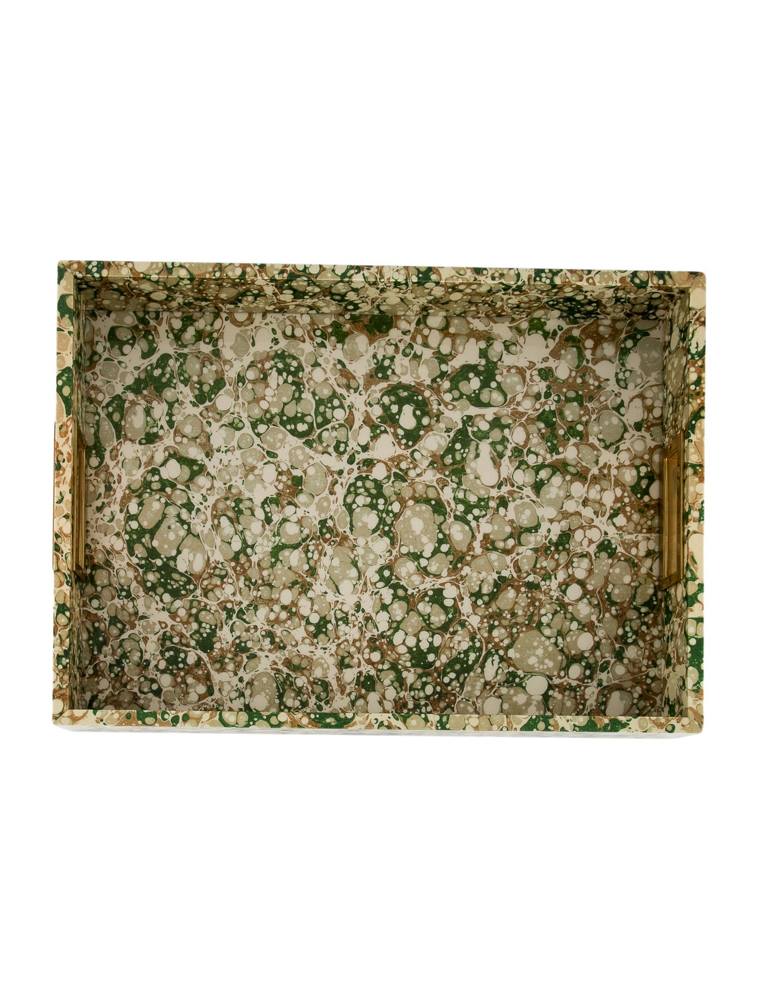 AERIN Moss Lacquer Tray