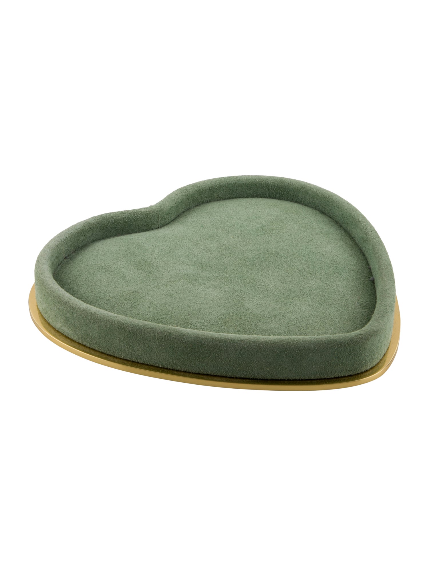 AERIN Valentina Suede Heart Tray