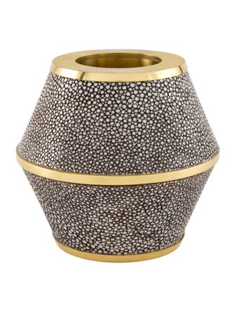AERIN Shagreen & Brass Cone Match Striker