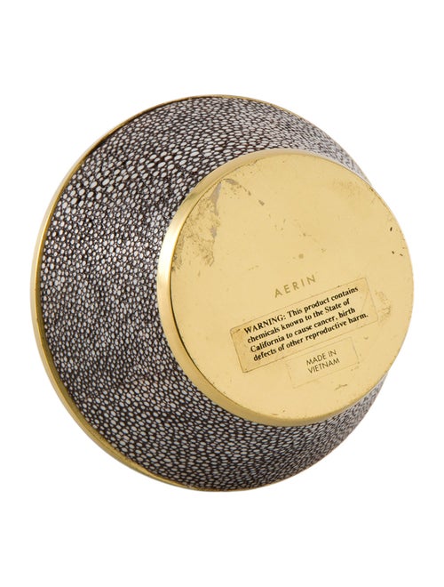 AERIN Shagreen & Brass Cone Match Striker