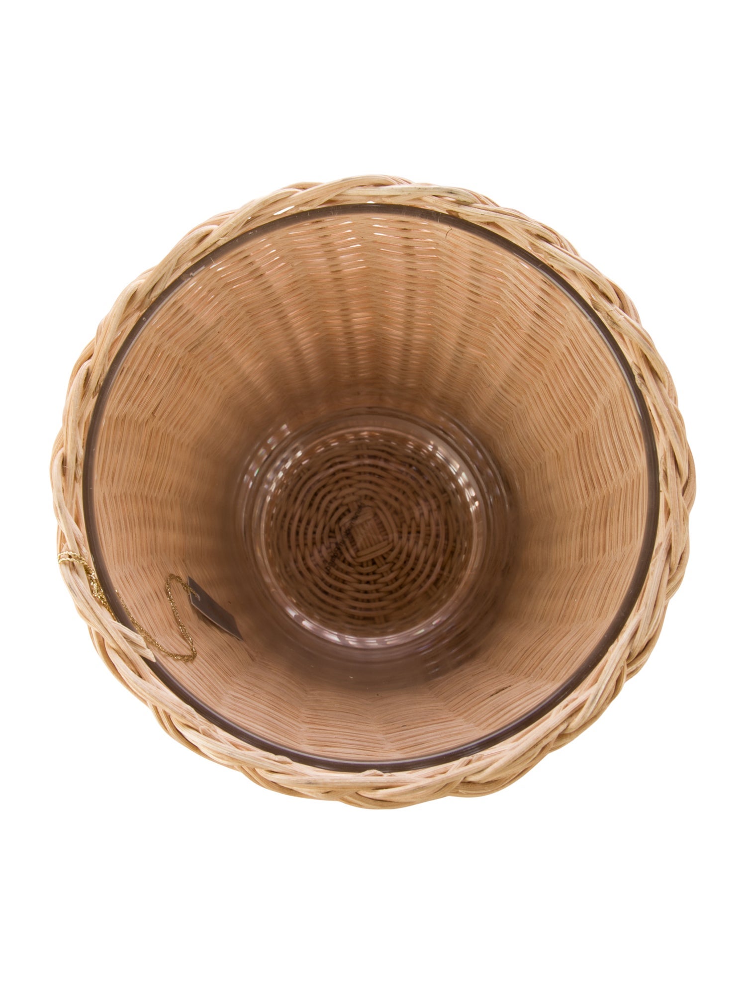 AERIN Freya Small Rattan Vase