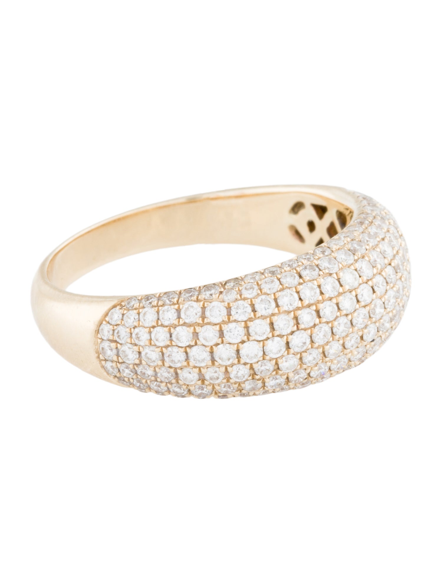 Anne Sisteron 14K Diamond Copenhagen Dome Ring