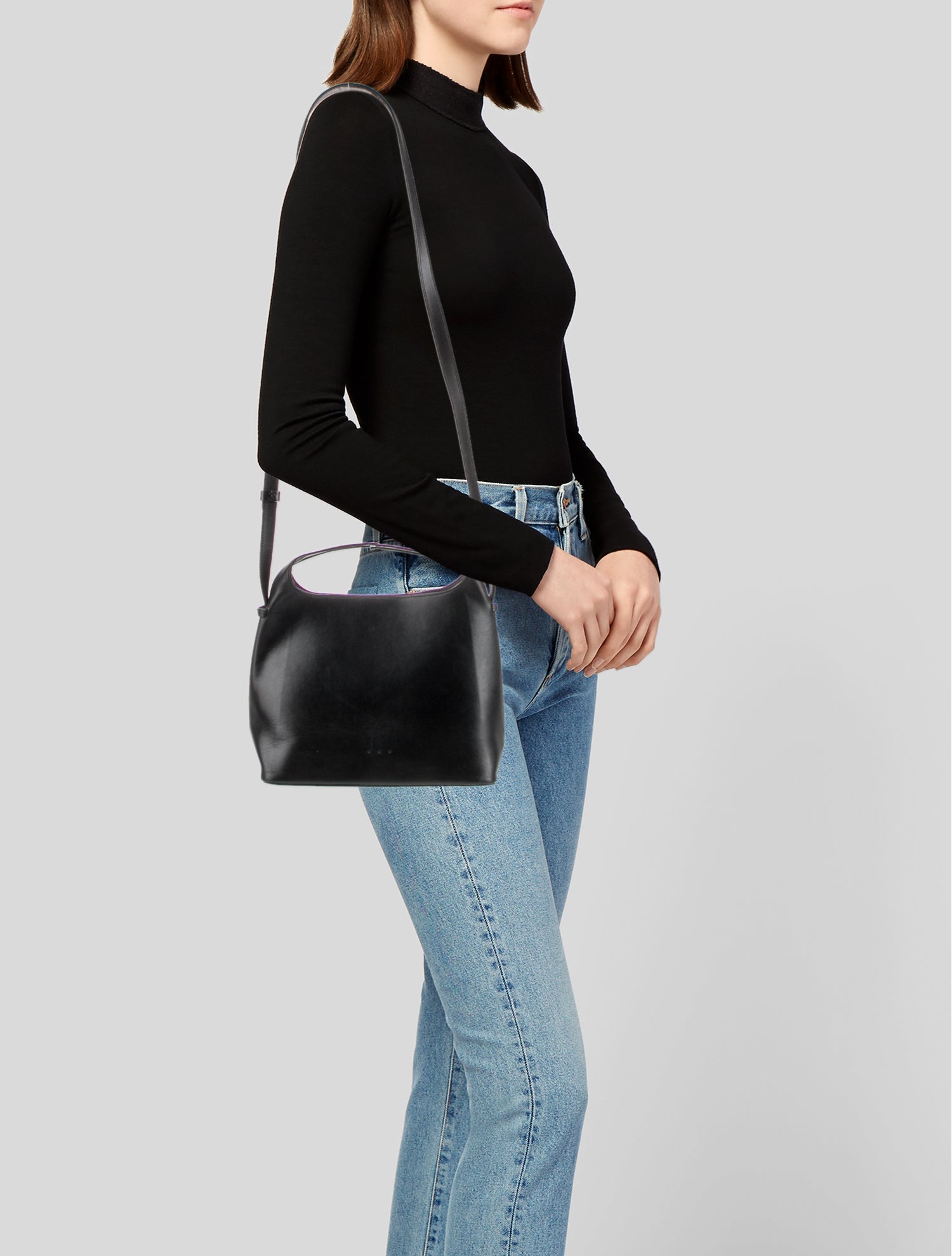 Aesther Ekme Leather Top Handle Bag