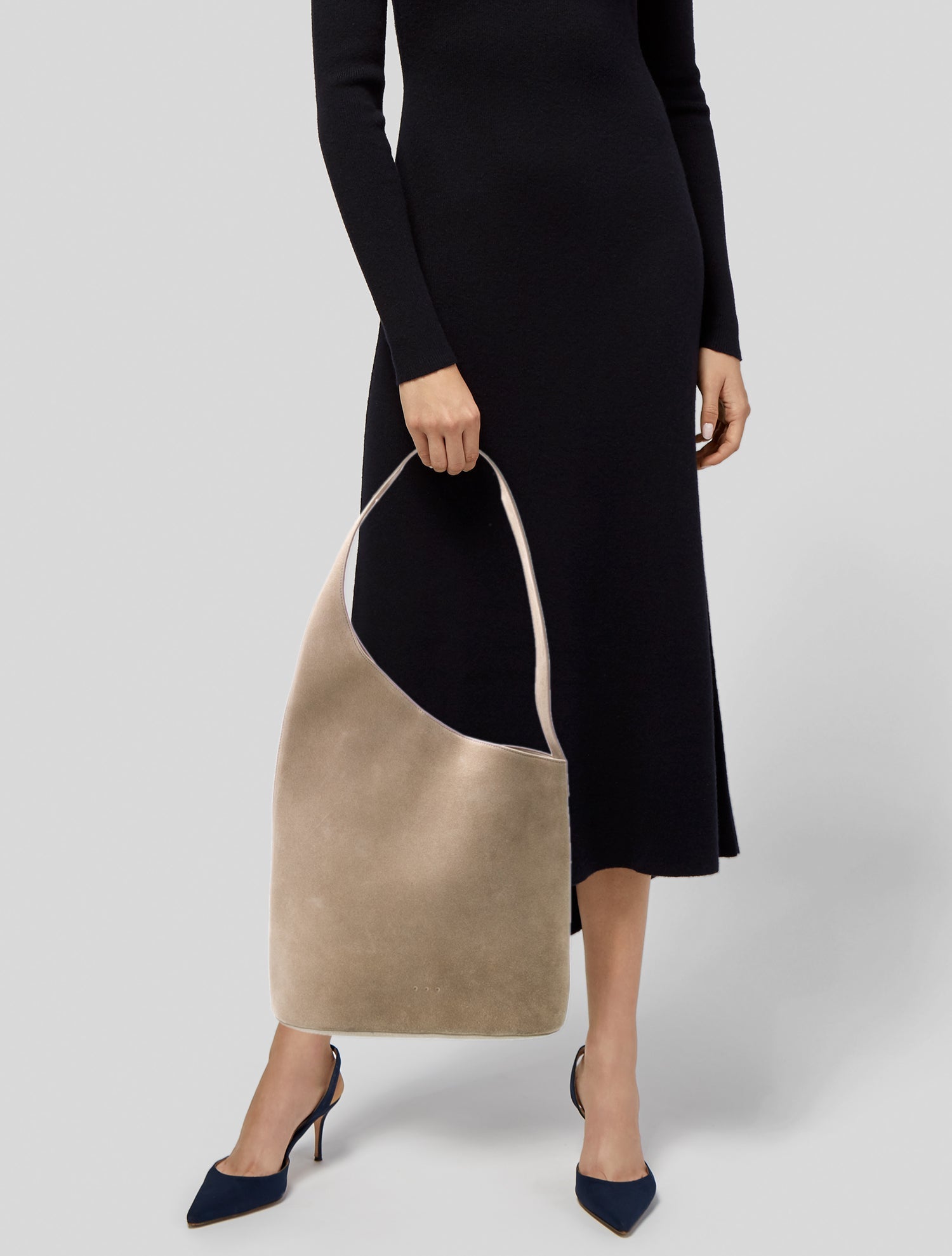 Aesther Ekme Suede Shoulder Bag