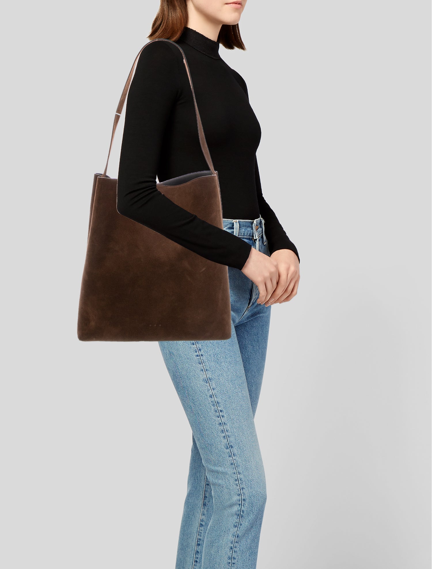 Aesther Ekme Suede Shoulder Bag