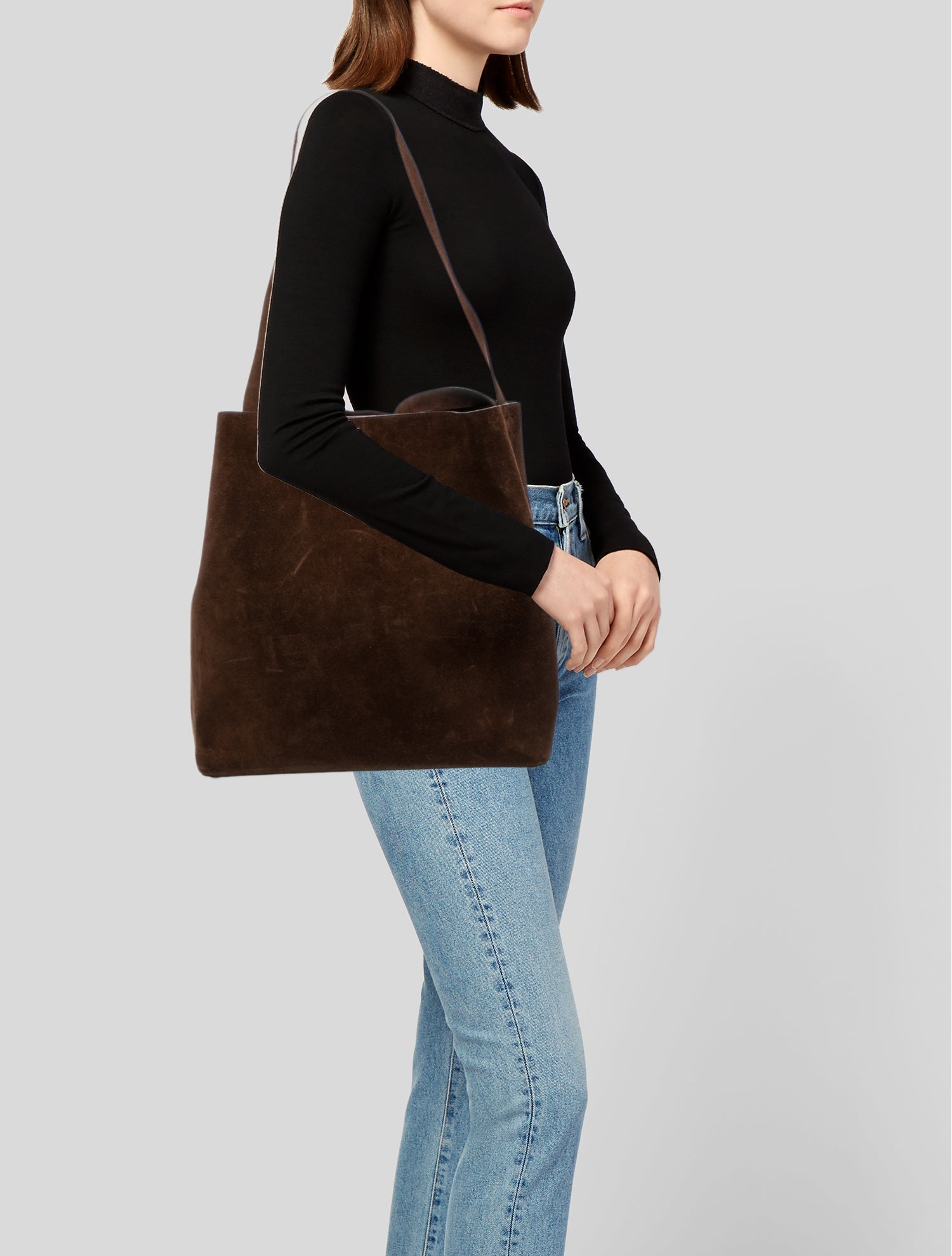Aesther Ekme Suede Crossbody Bag
