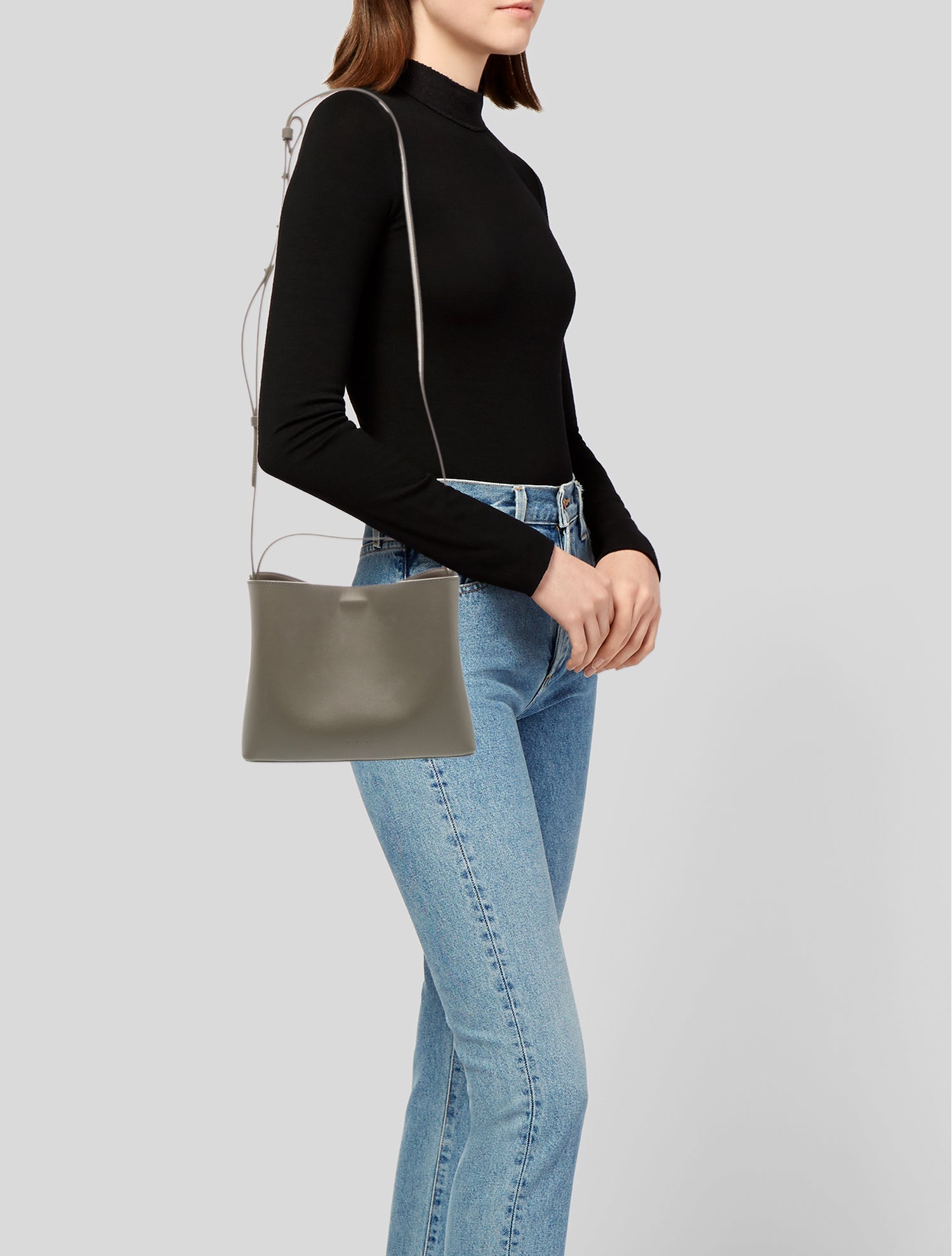 Aesther Ekme Leather Top Handle Bag