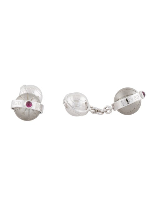 Alfred Dunhill Ruby Longitude Globe Cufflinks