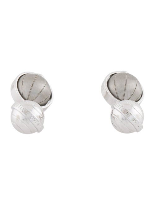 Alfred Dunhill Ruby Longitude Globe Cufflinks