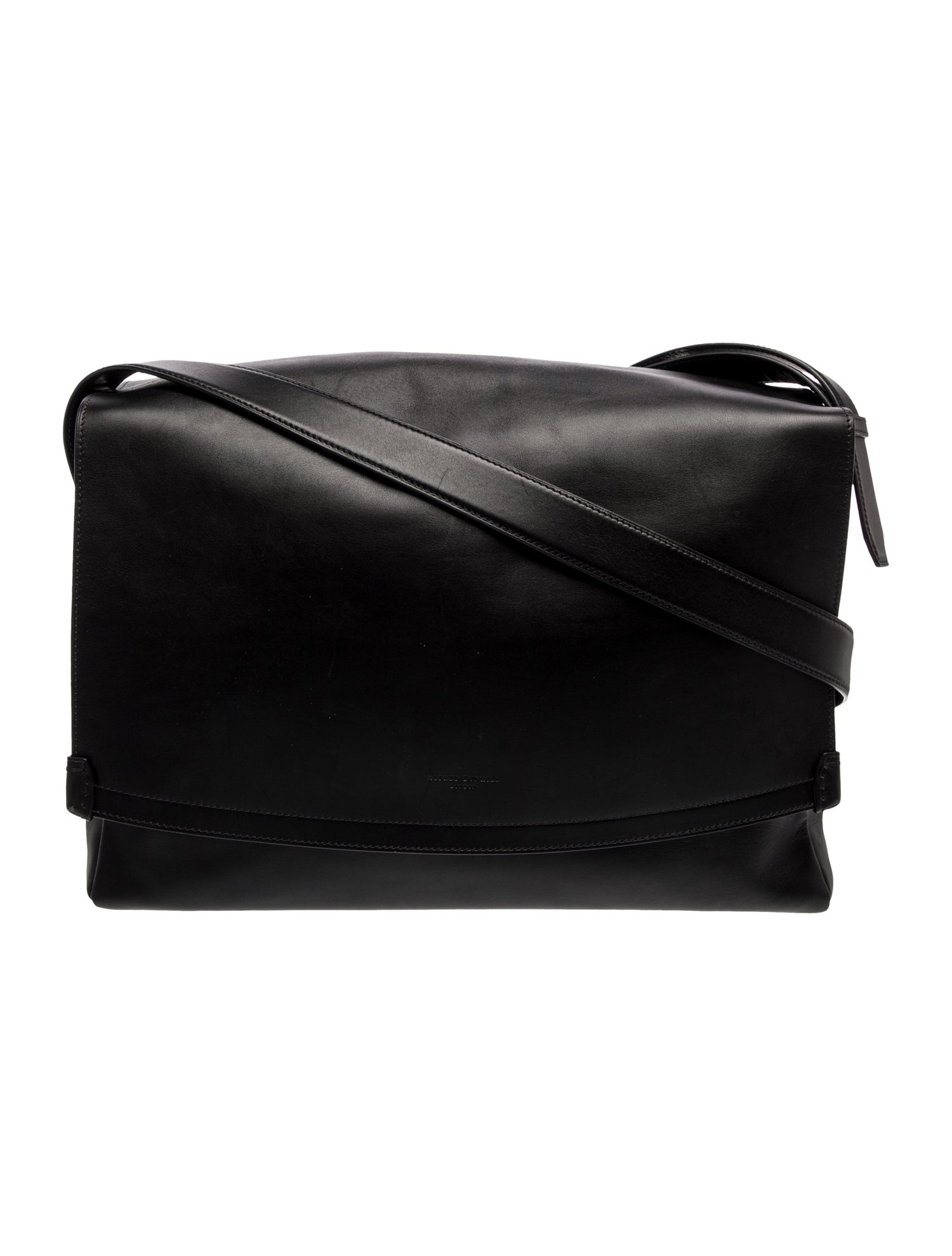 Alfred Dunhill Leather Messenger Bag