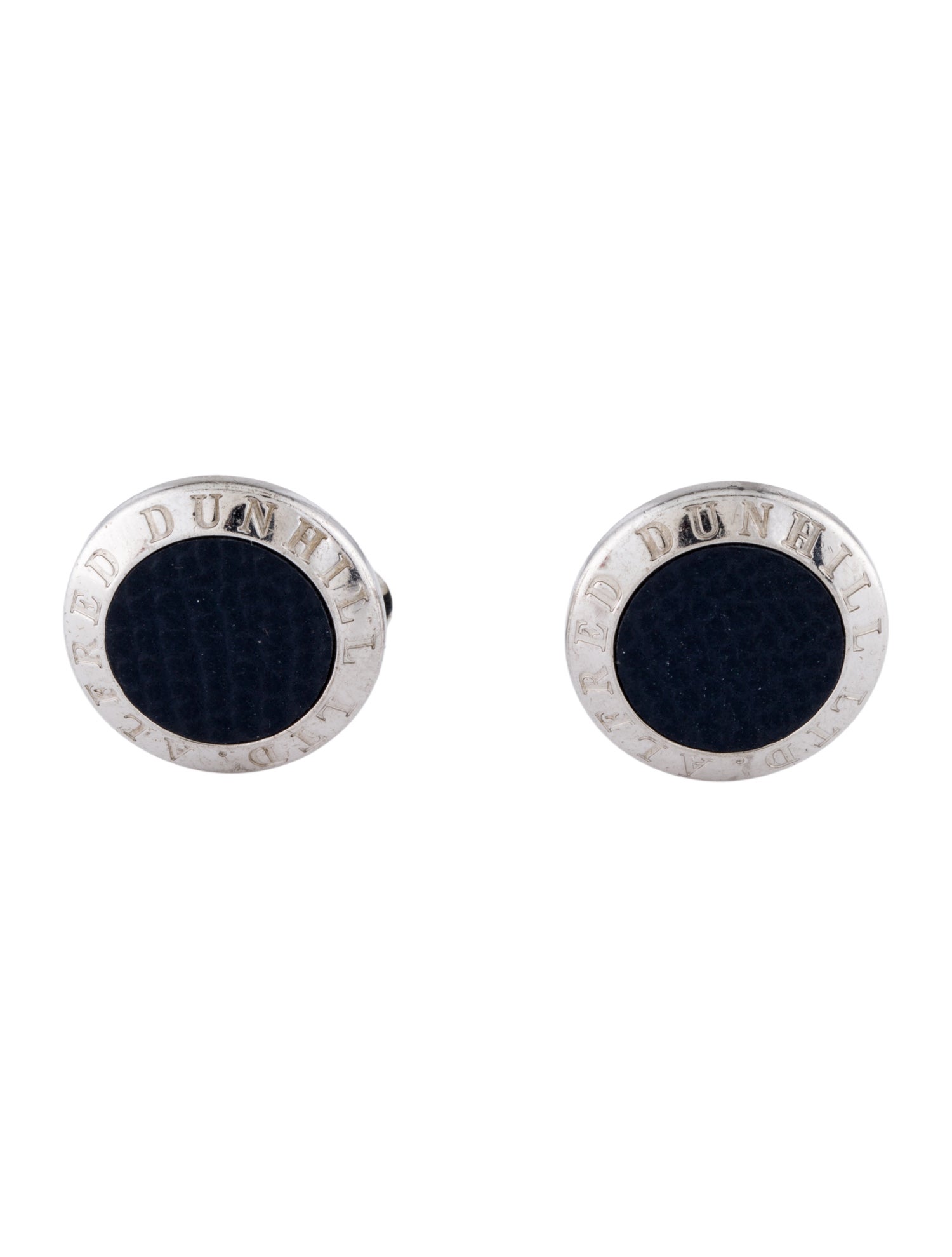Alfred Dunhill Leather Cufflinks