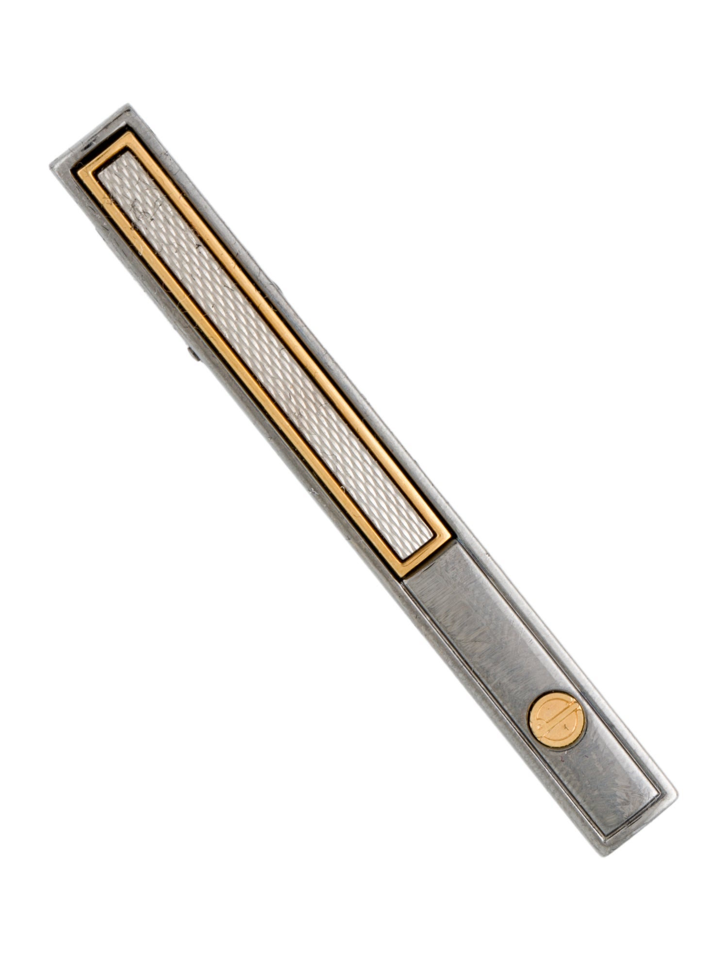 Alfred Dunhill Two Tone Tie CLip