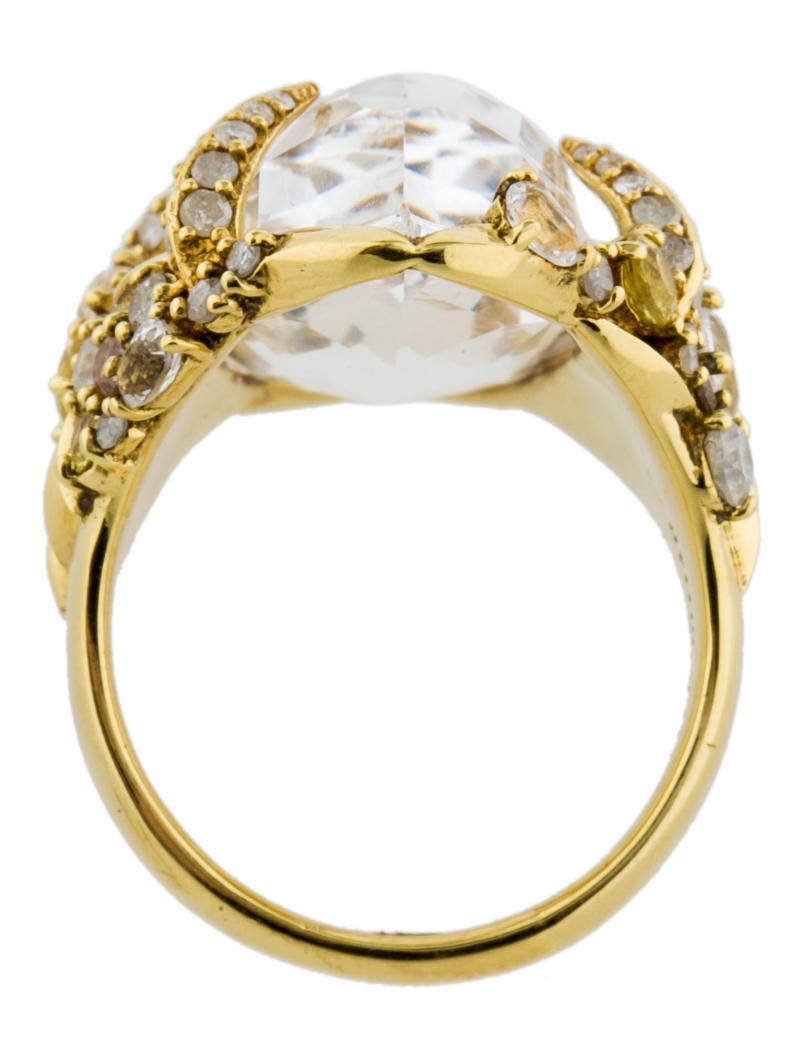 Alexis Bittar Fine Jewelry 18K Quartz Ring Rings AFJ20028 The RealReal