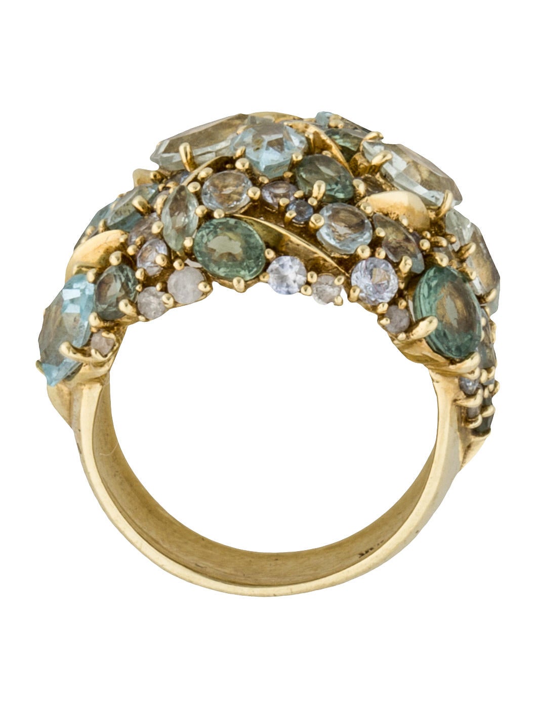 Alexis Bittar Fine Jewelry Cluster Dome Ring Rings AFJ20243 The RealReal