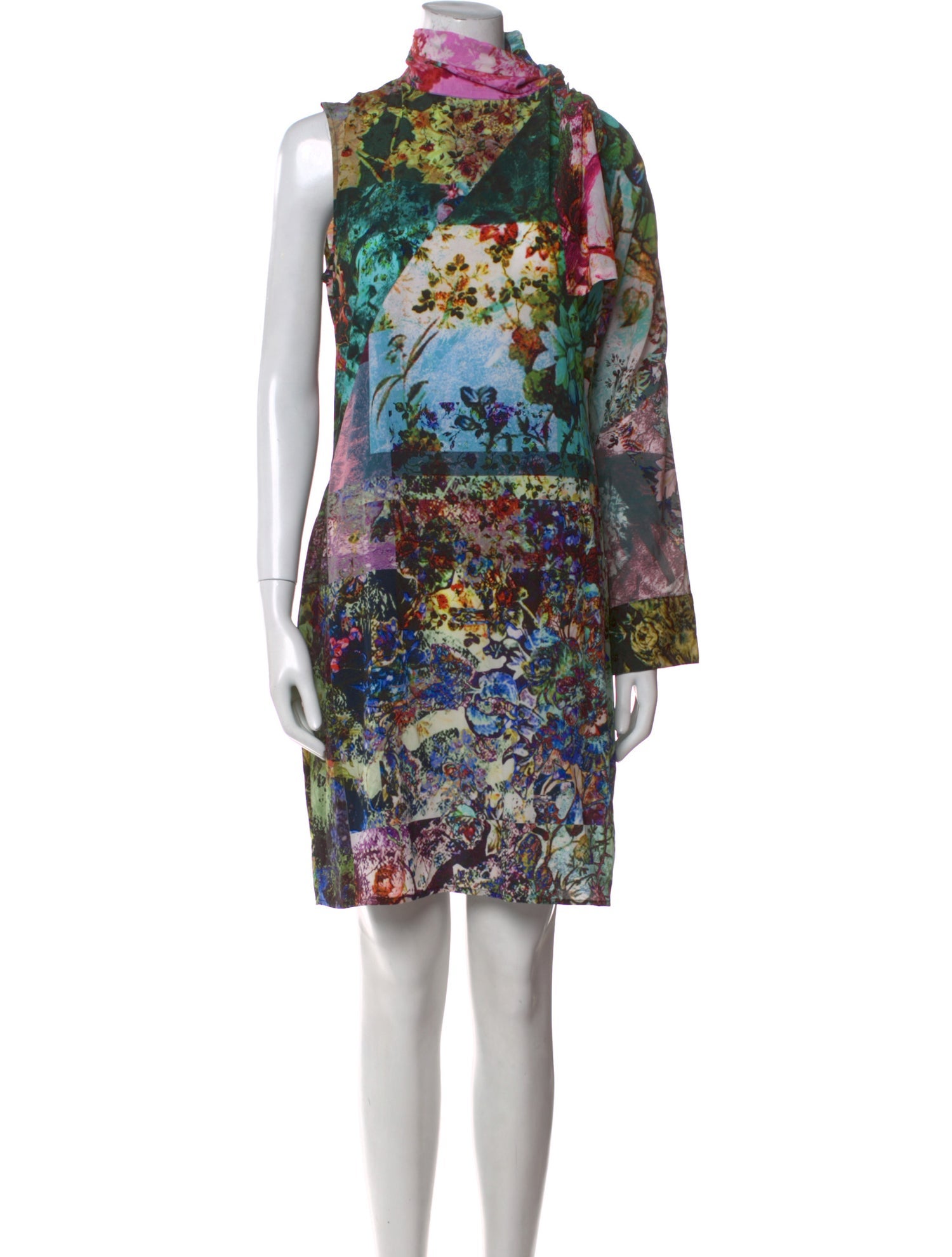 A.F. Vandevorst Silk Mini Dress