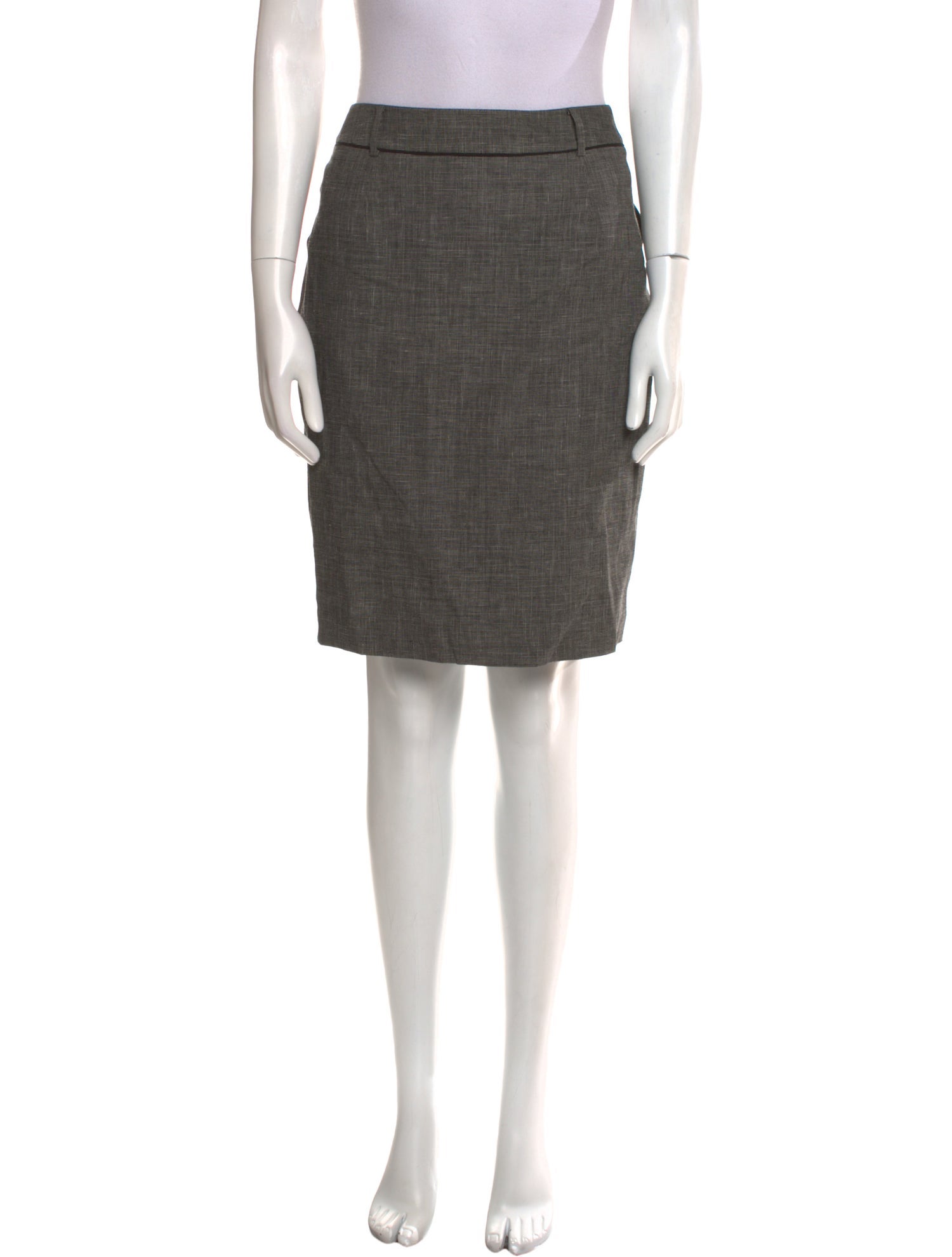 Giada Virgin Wool Knee-Length Skirt