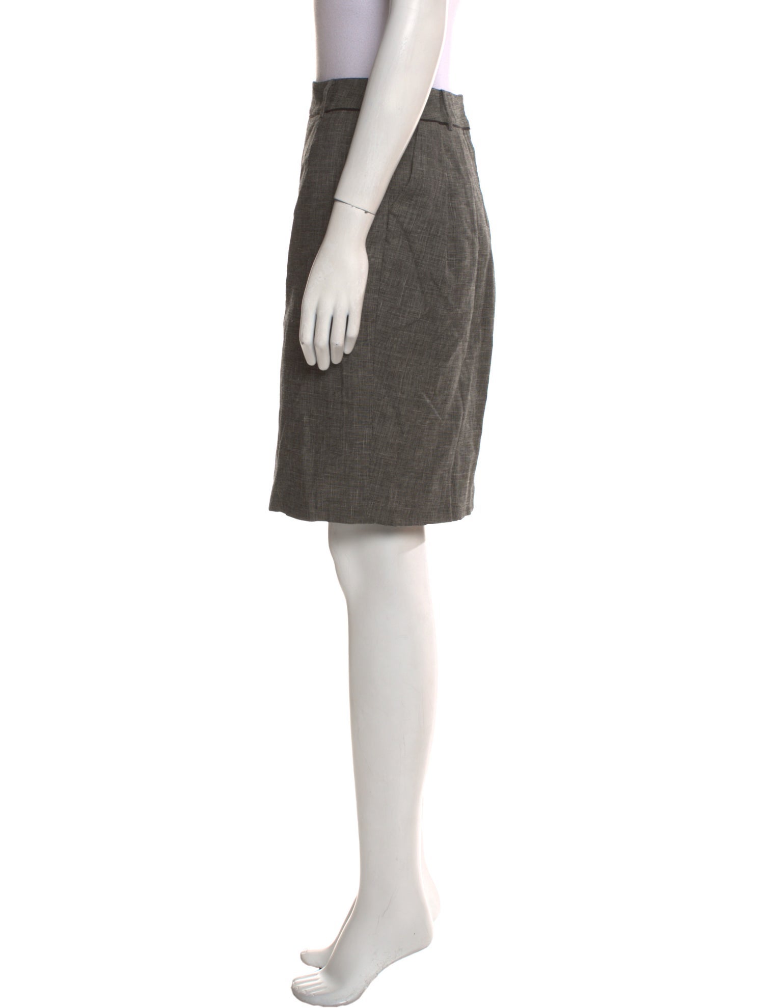 Giada Virgin Wool Knee-Length Skirt