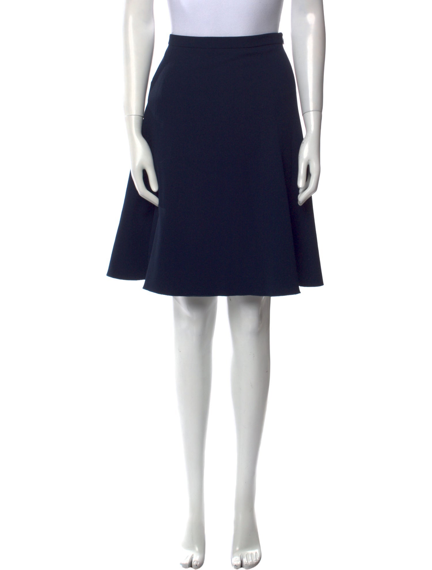 Giada Virgin Wool Knee-Length Skirt