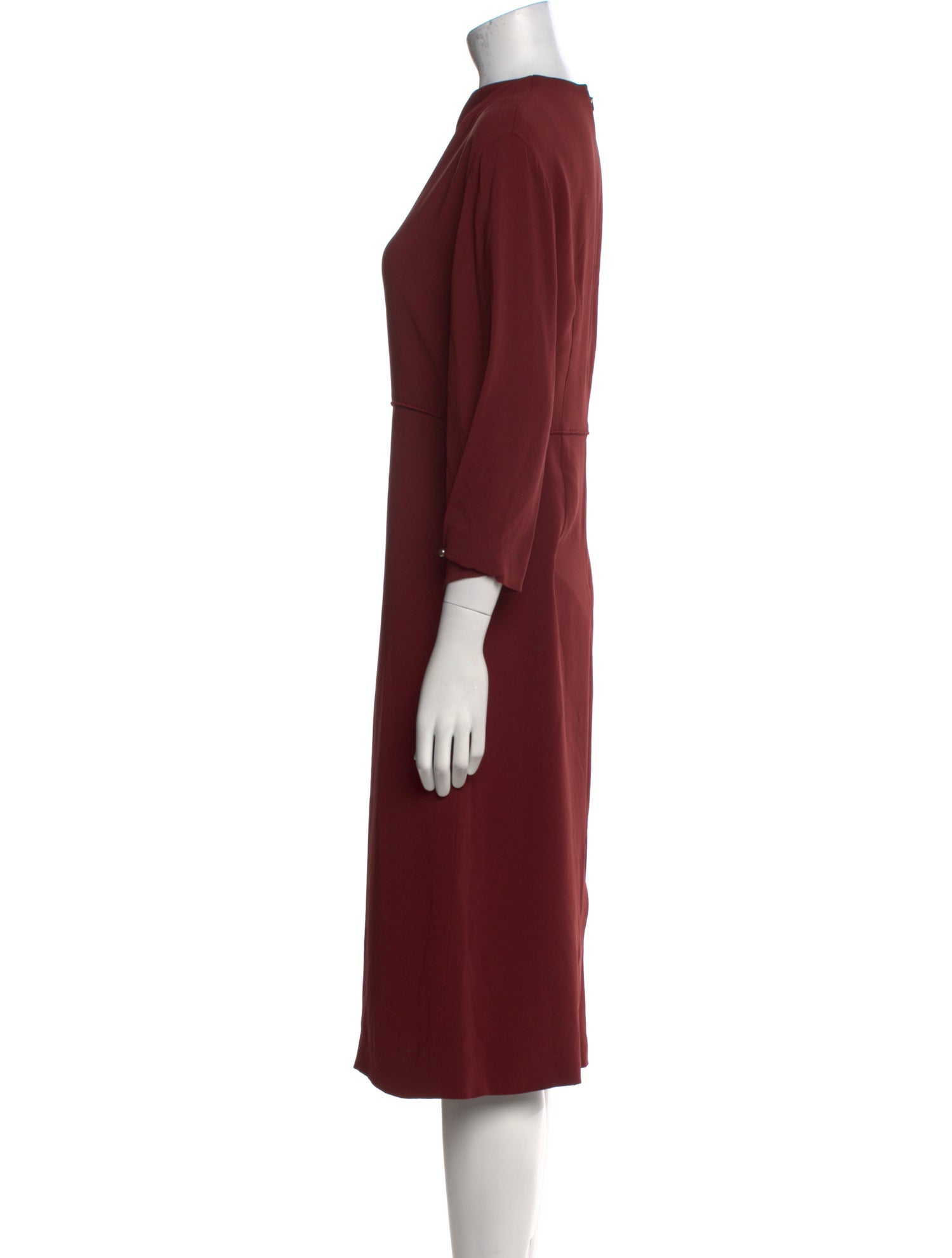 Giada Crew Neck Midi Length Dress