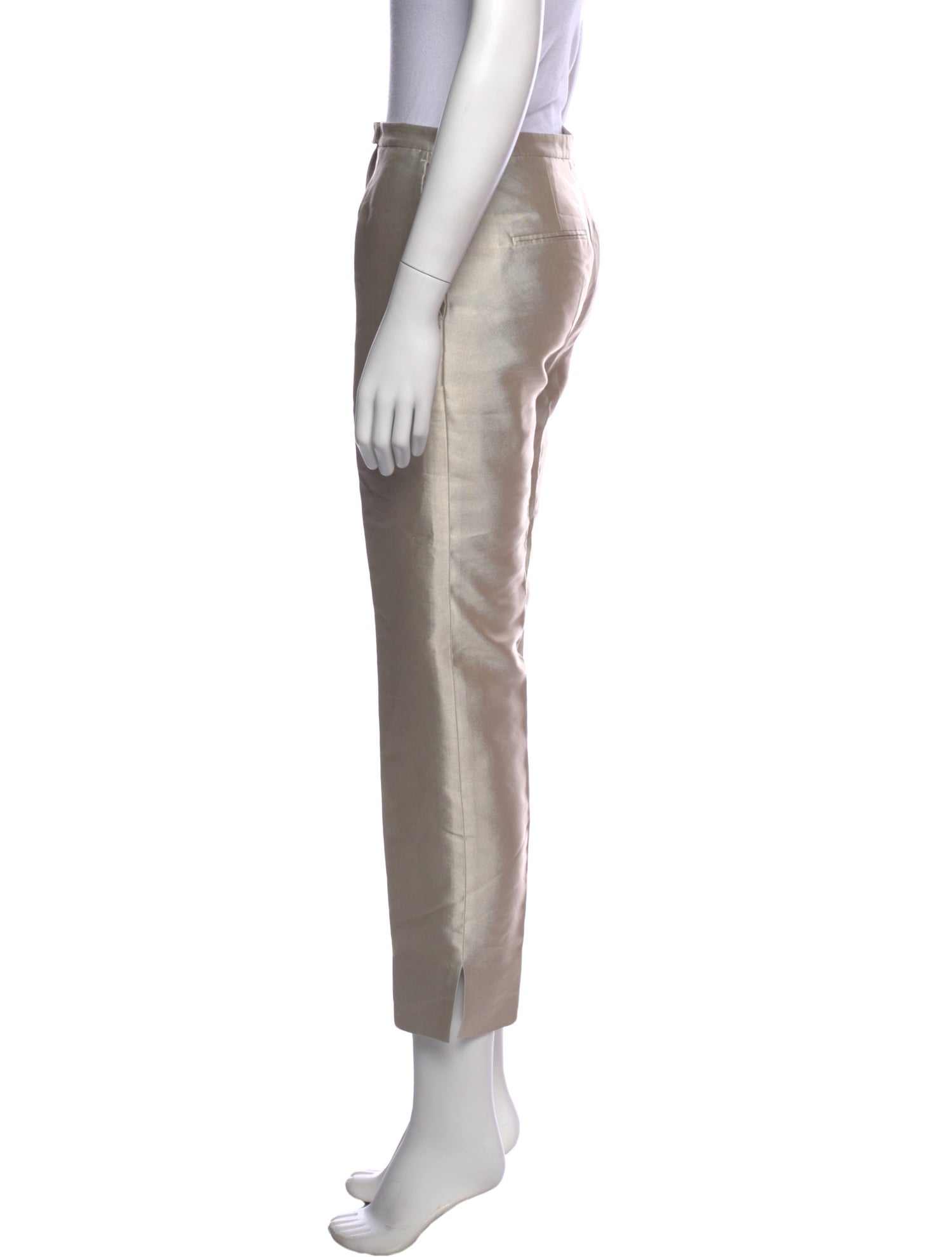 Giada Silk Straight Leg Pants