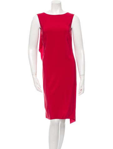Agnona Silk Draped Dress w/ Tags