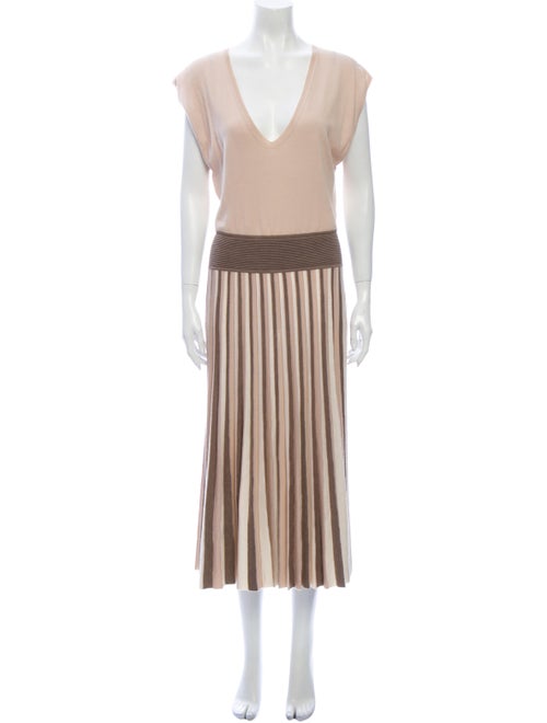 Agnona Wool Midi Length Dress Wool