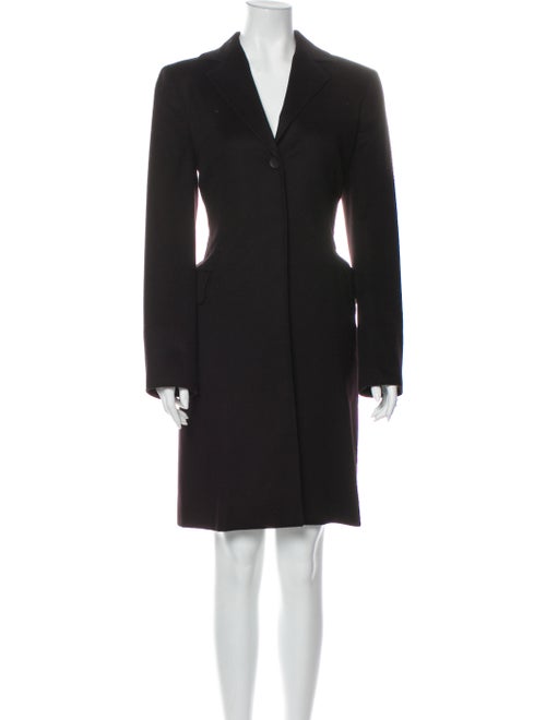 Agnona Cashmere Coat Black