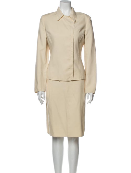 Agnona Silk Skirt Suit