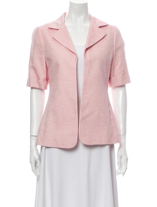 Agnona Striped Blazer Pink
