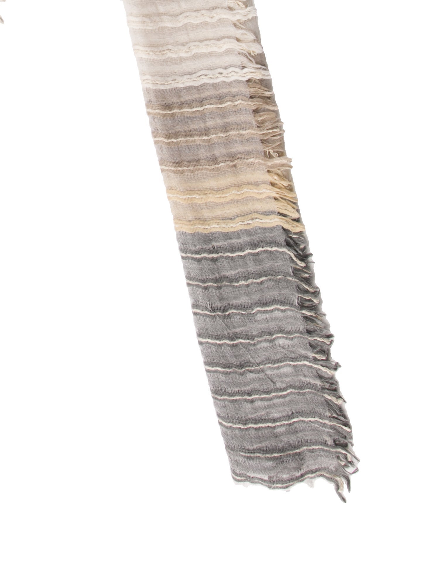 Agnona Cashmere Striped Scarf