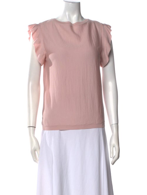 Agnona Wool Bateau Neckline Top