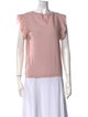 Agnona Wool Bateau Neckline Top