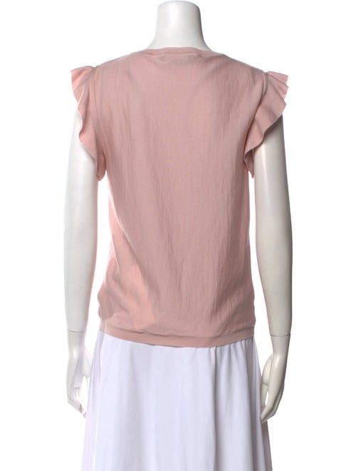 Agnona Wool Bateau Neckline Top