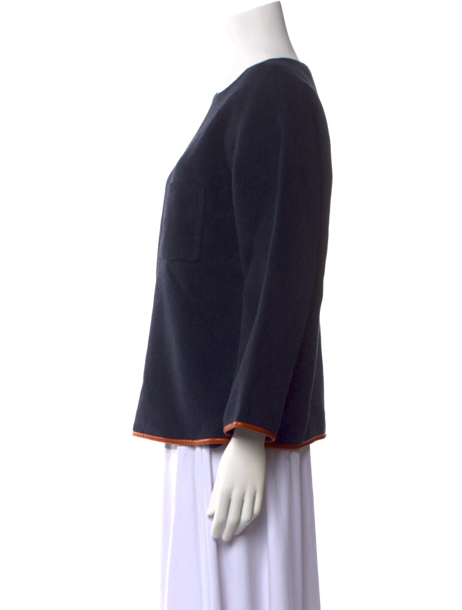 Agnona Wool Bateau Neckline Sweatshirt w/ Tags