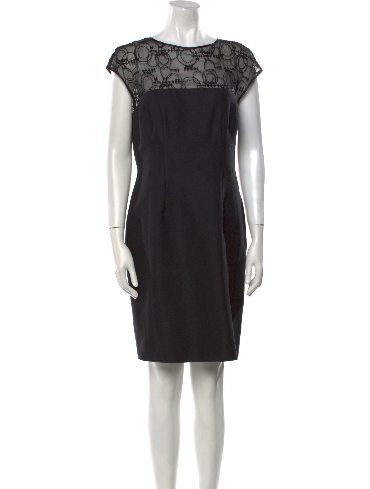 Agnona Bateau Neckline Mini Dress