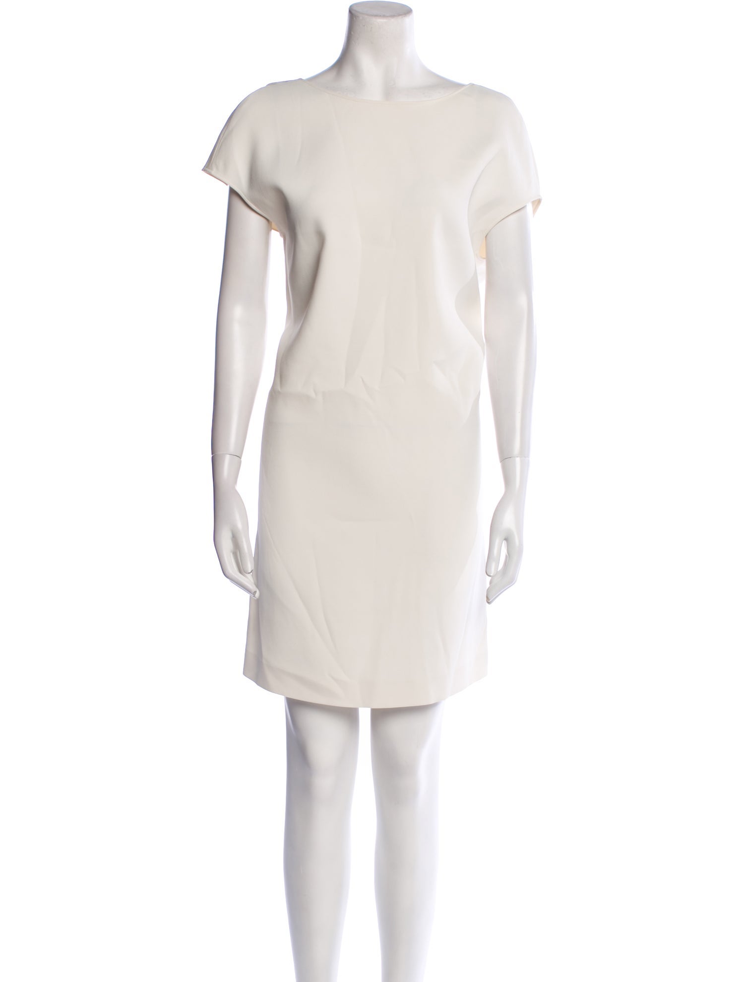 Agnona Bateau Neckline Mini Dress