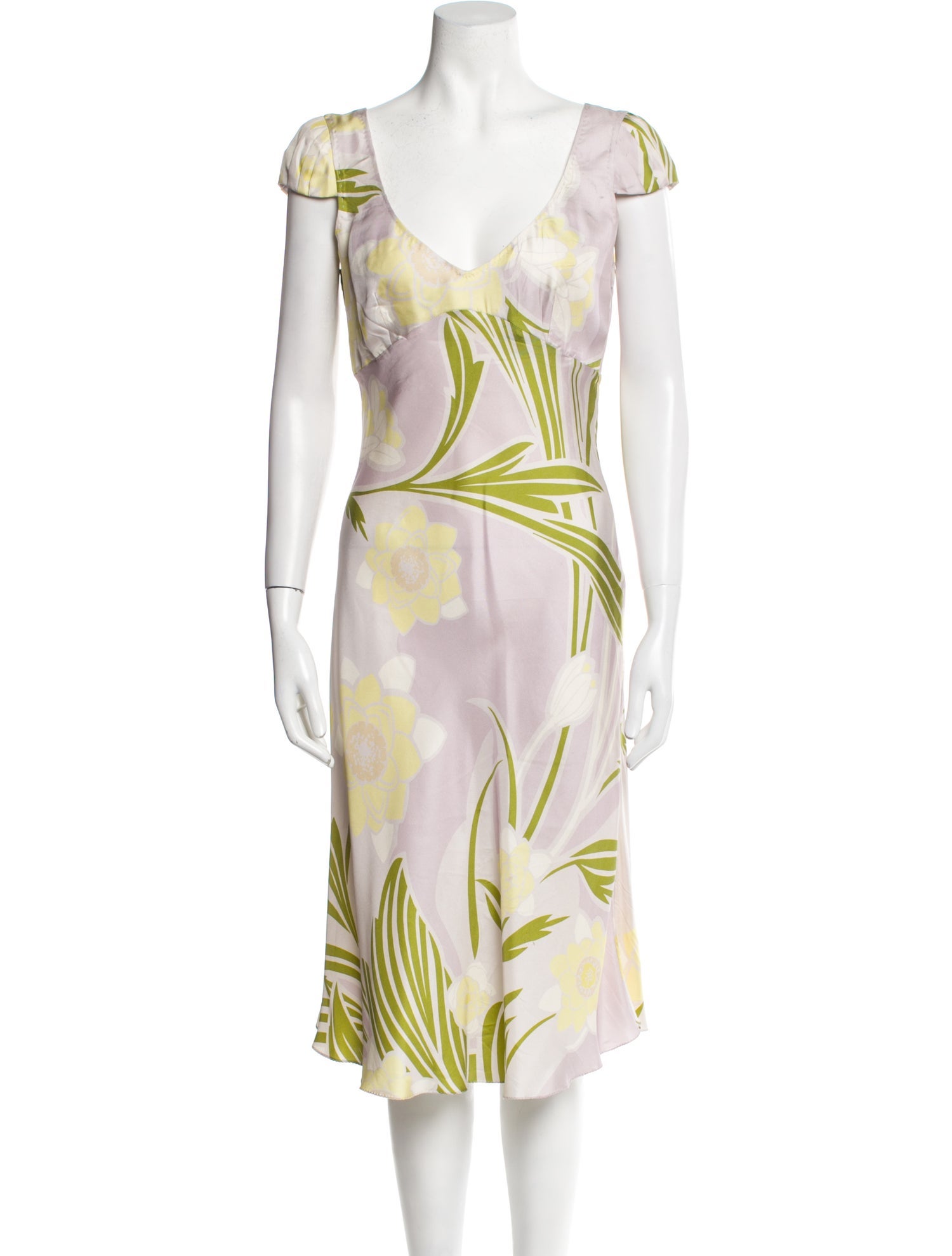 Agnona Silk Midi Length Dress