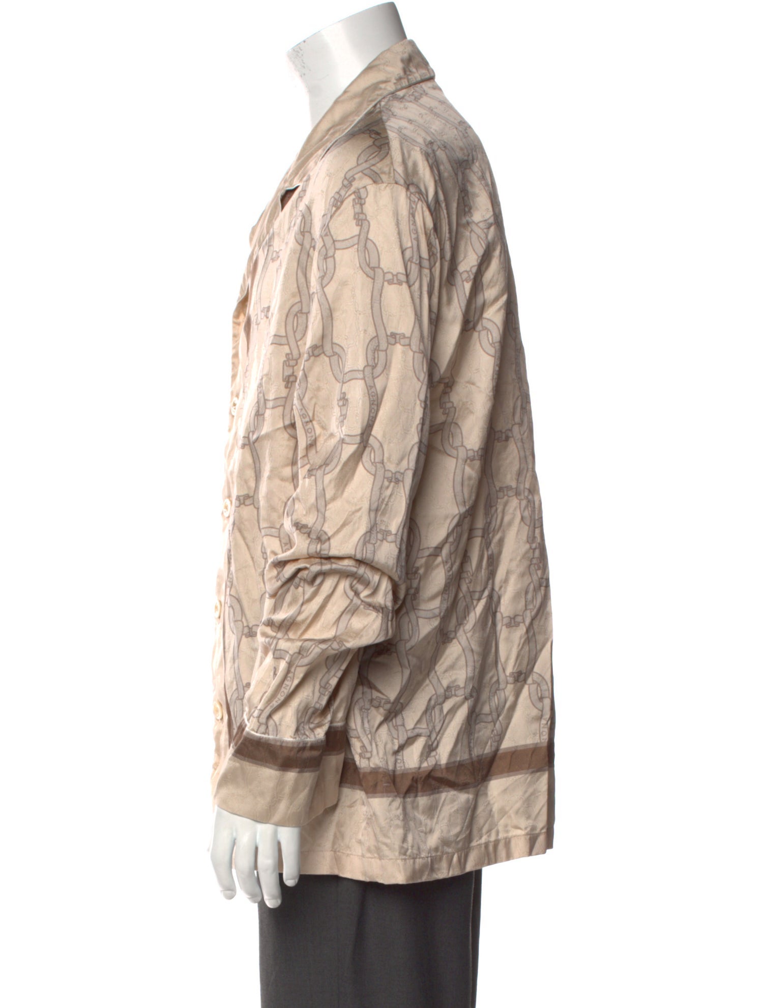 Agnona Silk Printed Shirt