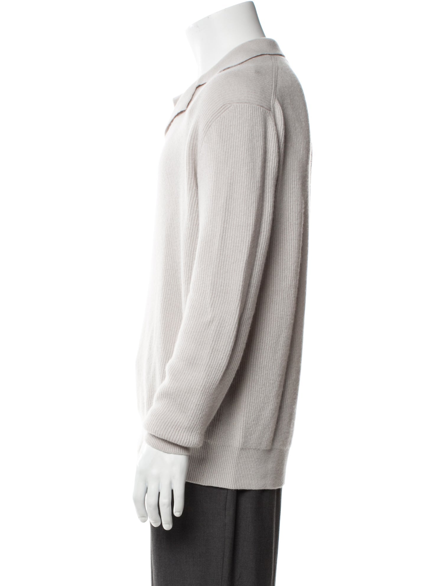 Agnona Cashmere Collar Polo Sweater