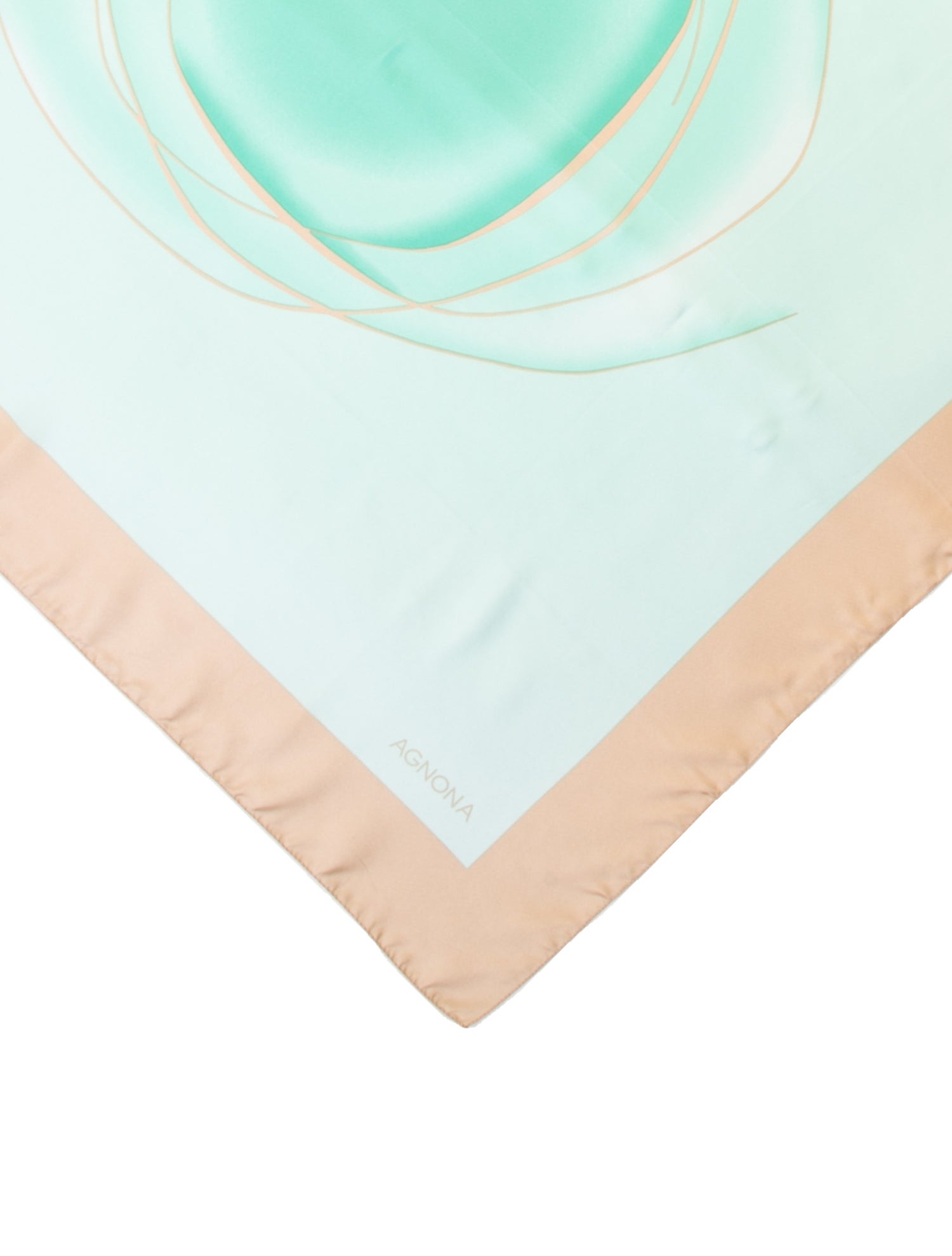 Agnona Silk Printed Scarf w/ Tags