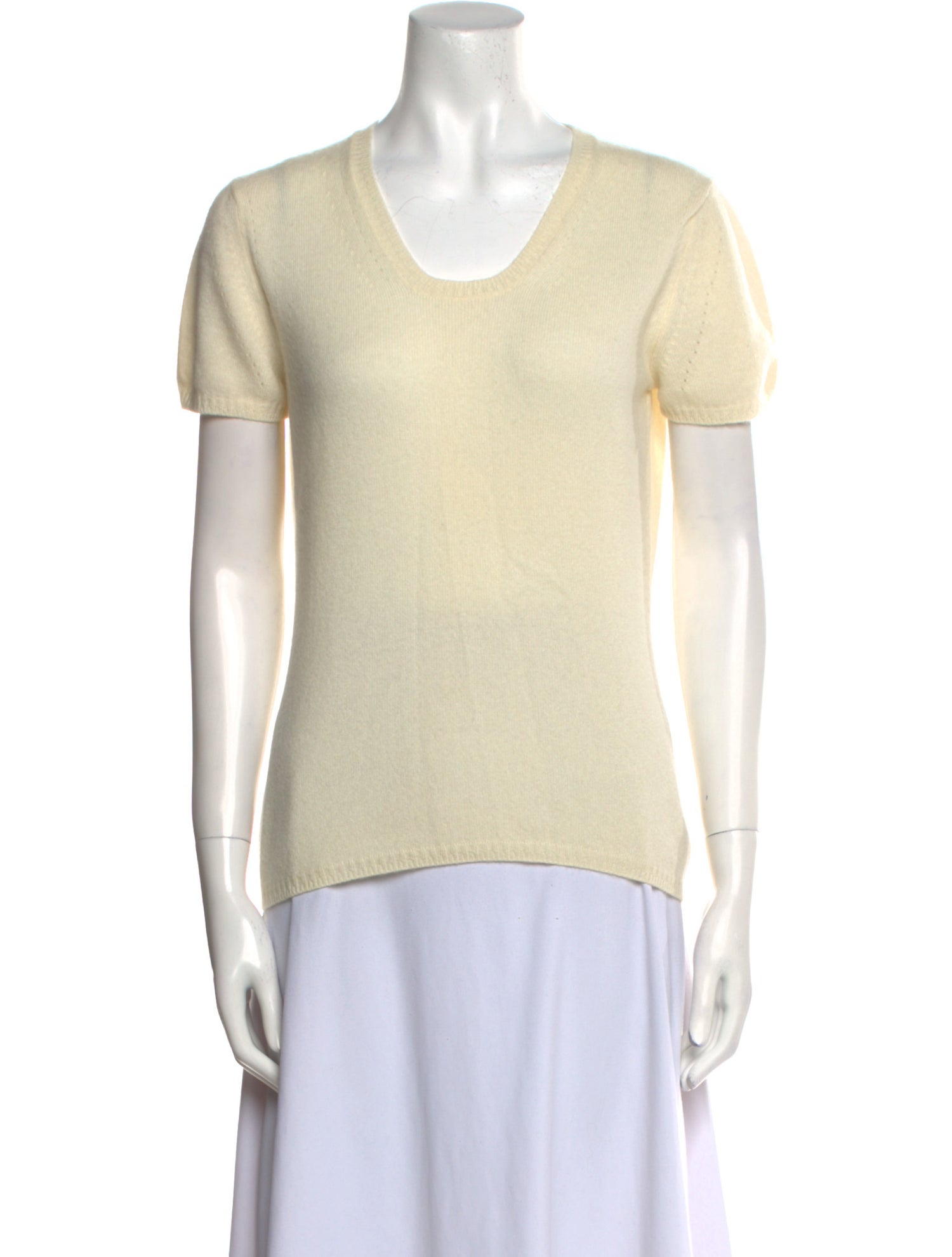 Agnona Cashmere V-Neck T-Shirt