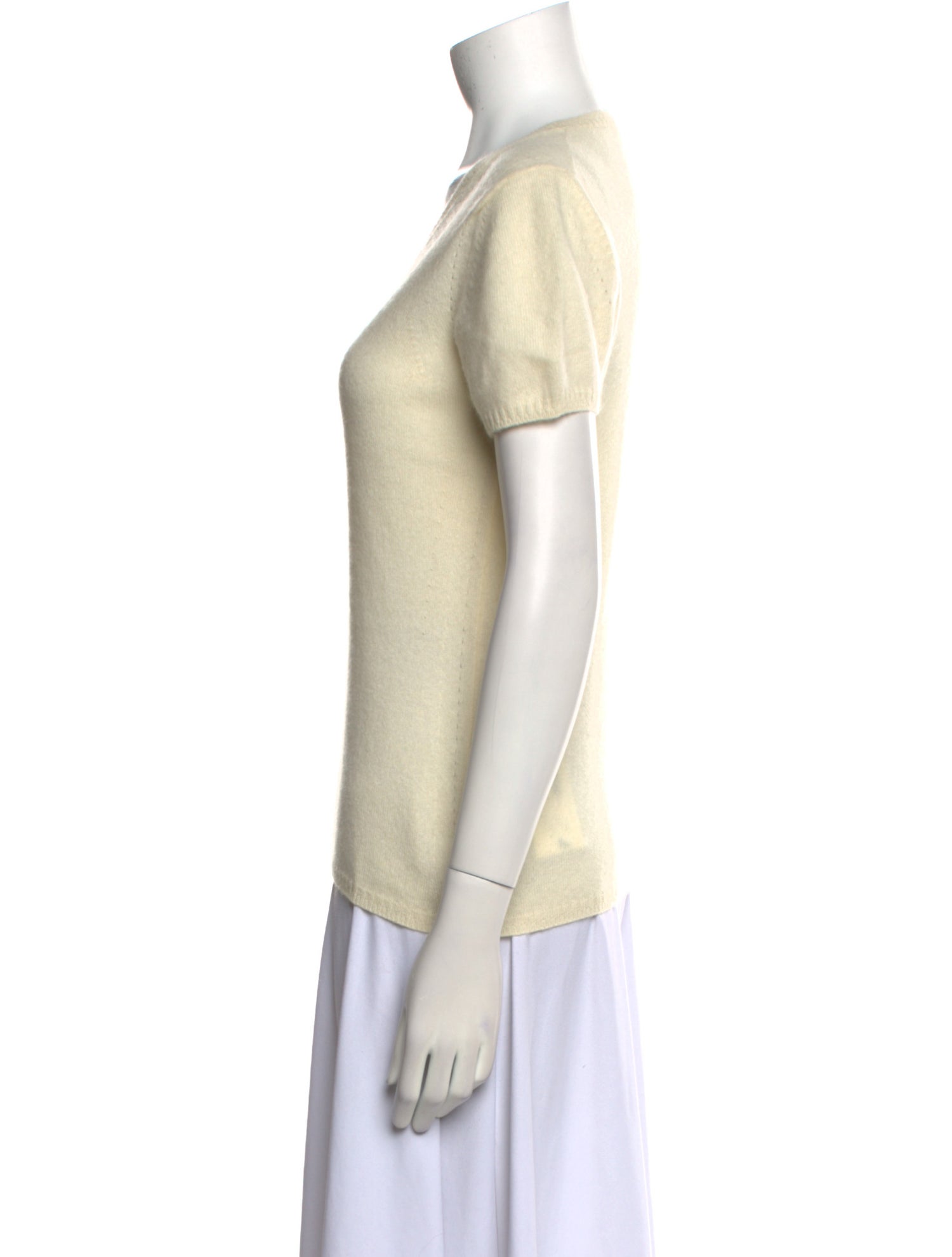 Agnona Cashmere V-Neck T-Shirt