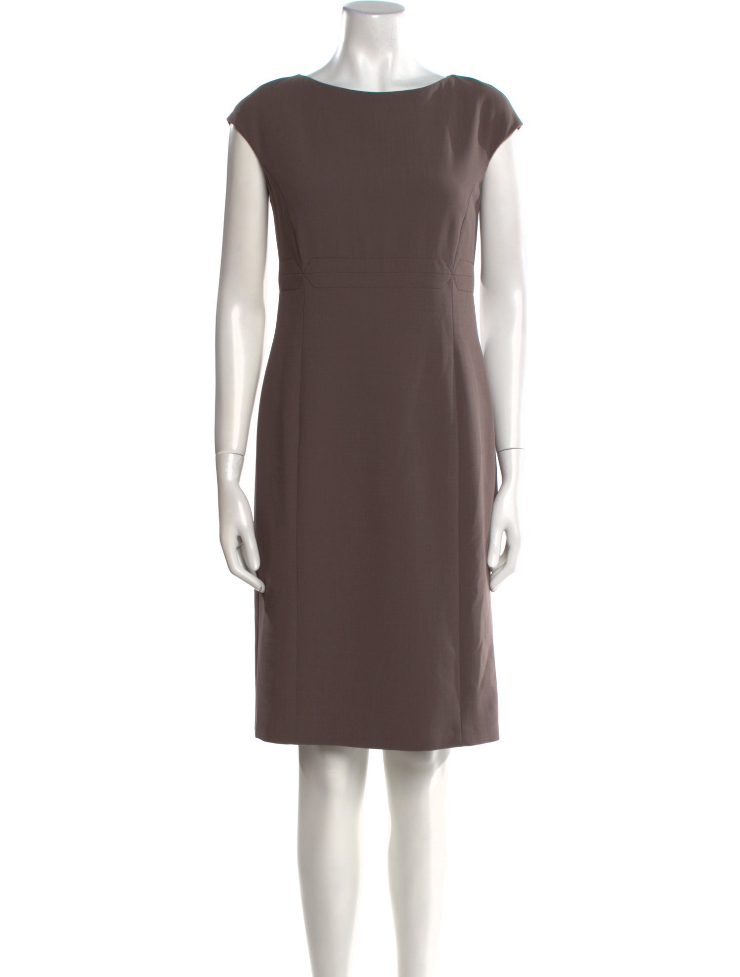Agnona Virgin Wool Knee-Length Dress