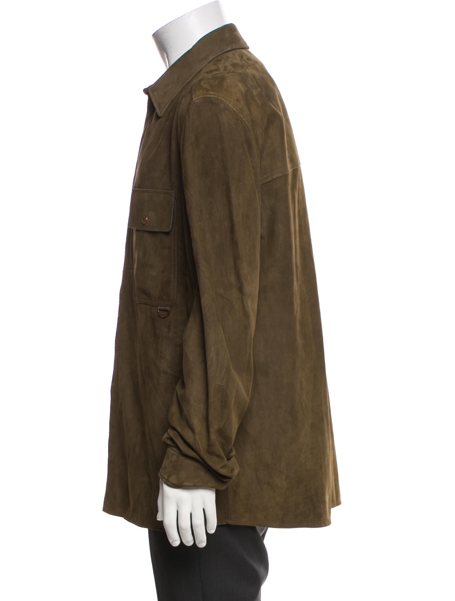 Agnona Lamb Leather Utility Jacket