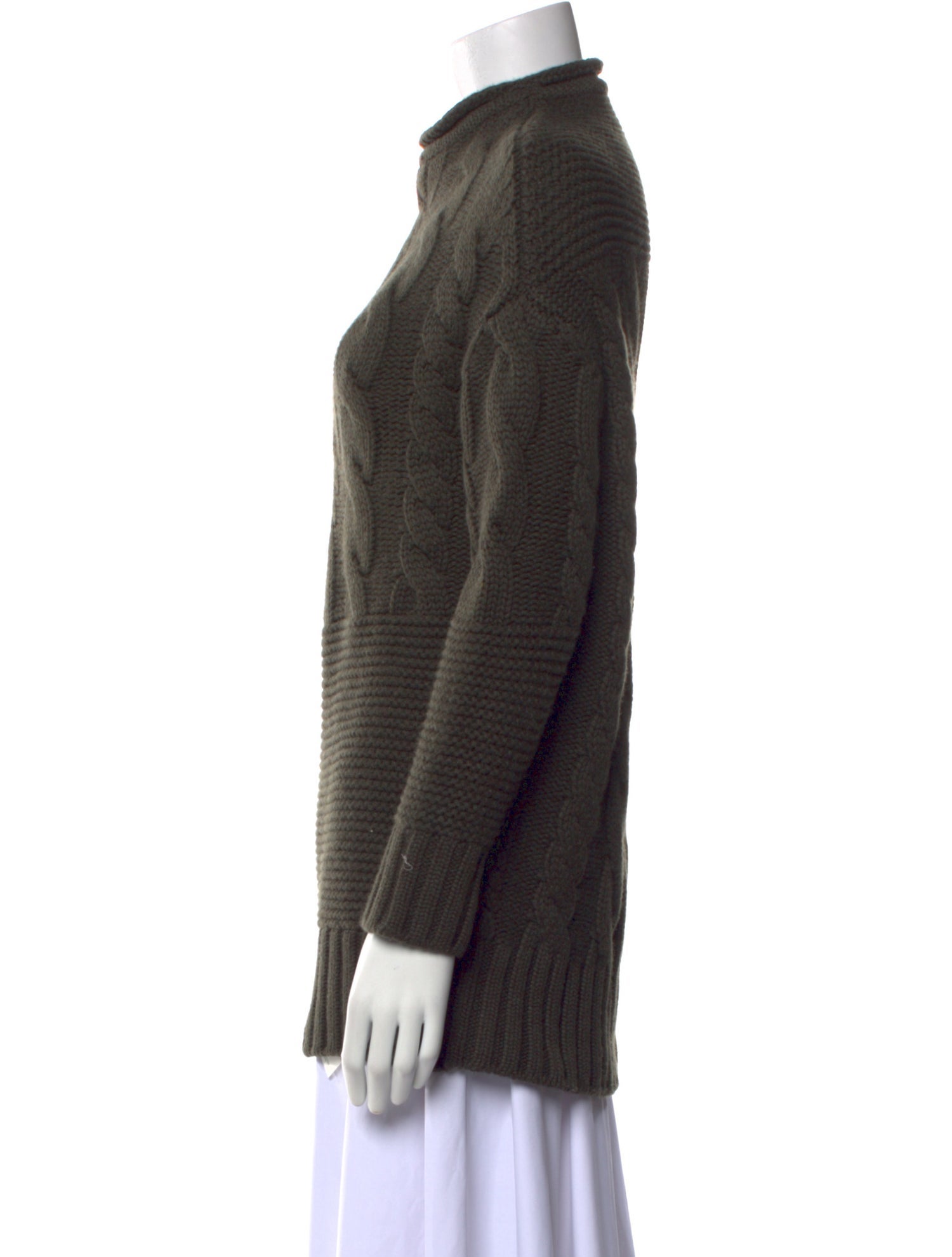 Agnona Cashmere Mock Neck Sweater