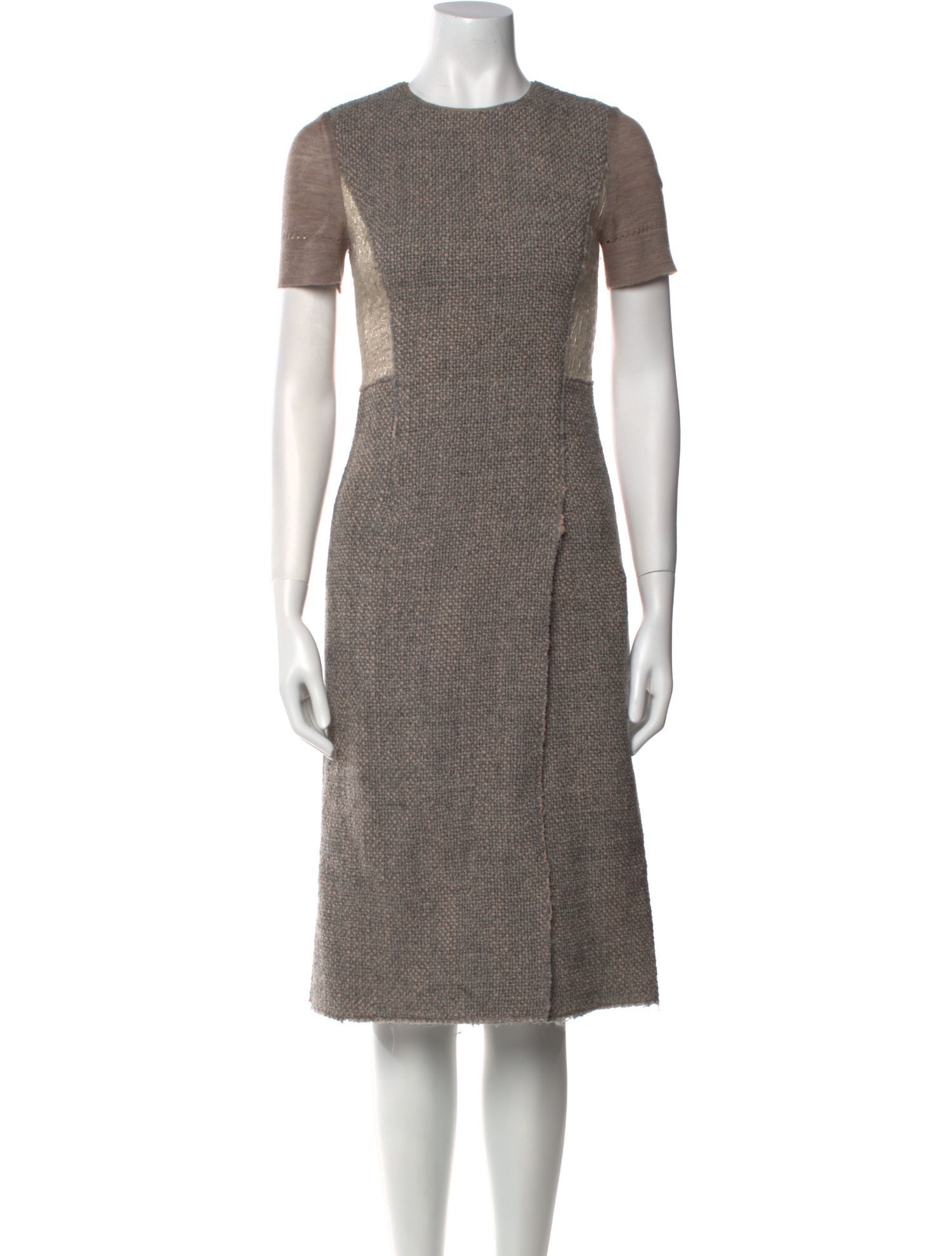 Agnona Wool Midi Length Dress