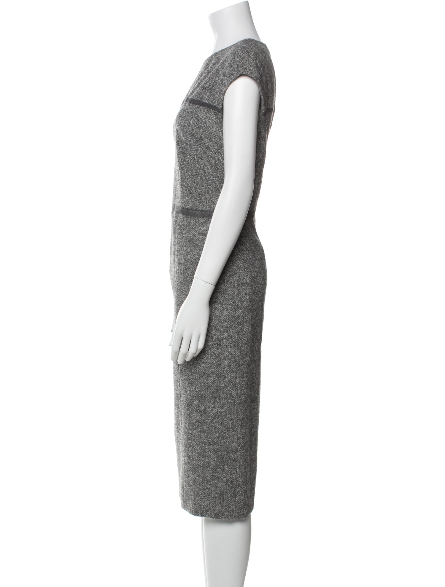 Agnona Alpaca Midi Length Dress