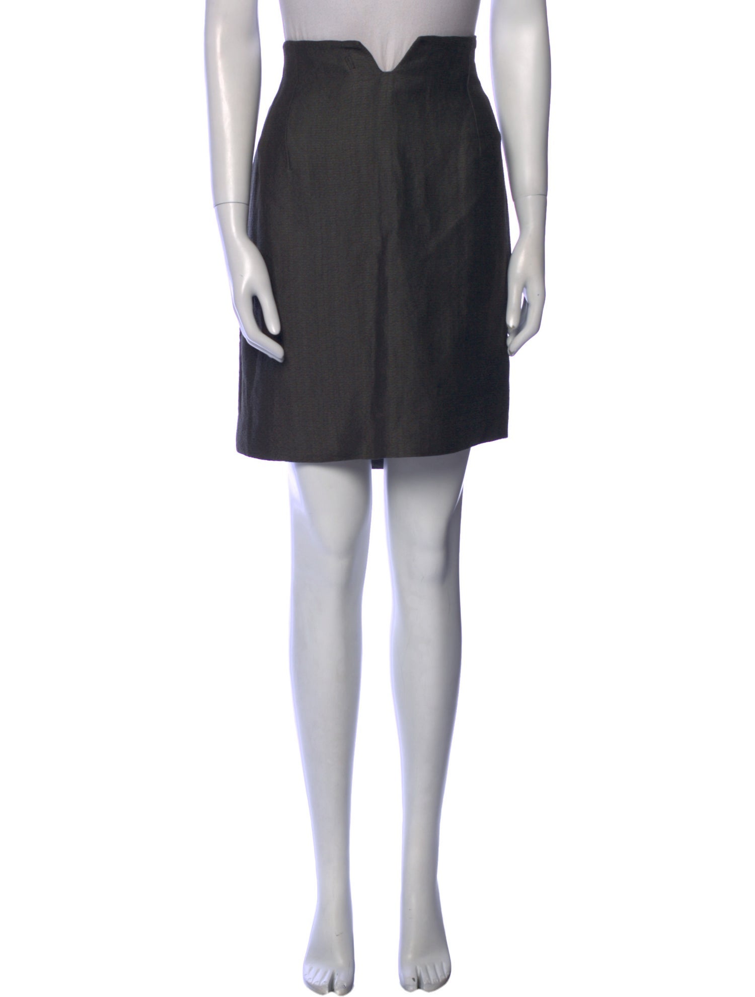 Agnona Linen Knee-Length Skirt